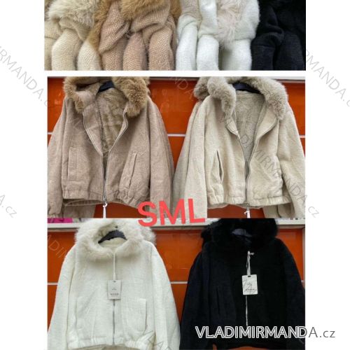 Bunda podzimní dlouhý rukáv dámská (S-L) ITALSKÁ MÓDA IMWCW23012