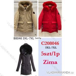 Bunda zimná dámska nadrozmer (3XL-7XL) POĽSKÁ MóDA PMWC23C208046