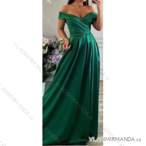 Šaty dlouhé společenské carmen dámské (S/M ONE SIZE) ITALSKÁ MÓDA IMPHD2322735-1