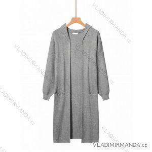 Cardigan s kapucí dlouhý rukáv dámský (S/M ONE SIZE) GLO-STORY GLO23WMY-4249-2