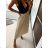 Women's pleated chiffon skirt (M / L ONE SIZE) ITALIAN FASHION IM321574 M / L black