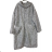 Lammmantel Langarm Damen Übergröße (3XL/4XL ONE SIZE) ITALIAN FASHION IMD22748 Graue Highlights 3xl / 4xl