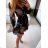 Women's Elegant Long Sleeve Dress (S/M ONE SIZE) ITALIAN FASHION IMM23M2635 S/M purple