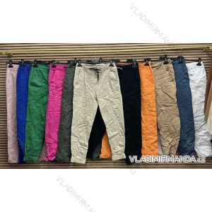 Kalhoty dlouhé strečové dámské (S/M ONE SIZE) ITALSKÁ MÓDA IMWAE23045