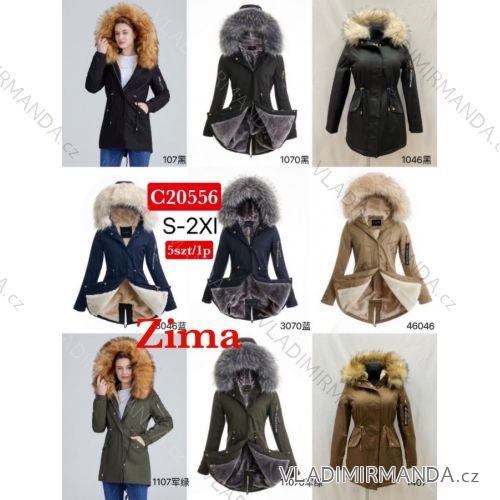 Kabát parka zimný dámsky (S-2XL) POLSKÁ MóDA PMWC23C20556