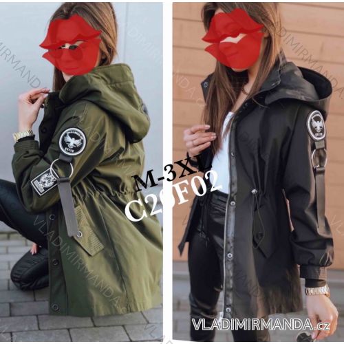 Bunda jesenná dámska (M-3XL) POĽSKÁ MóDA PMWC23C20F02