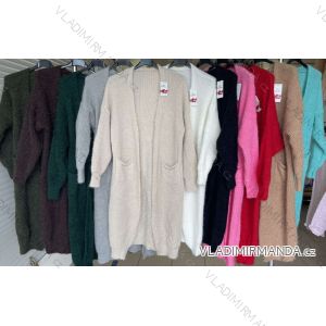 Damen-Strickjacke mit langen Ärmeln (Einheitsgröße S/M) ITALIAN FASHION IMWDT23013