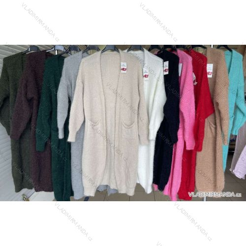 Damen-Strickjacke mit langen Ärmeln (Einheitsgröße S/M) ITALIAN FASHION IMWDT23013