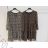 Šaty šifónové oversize dlhý rukáv dámske (S/M/L ONE SIZE) TALIANSKA MÓDA IMWY23160