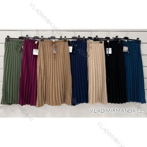 Sukně dlouhá skládaná dámská (S/M ONE SIZE) ITALSKÁ MÓDA IMWY23171