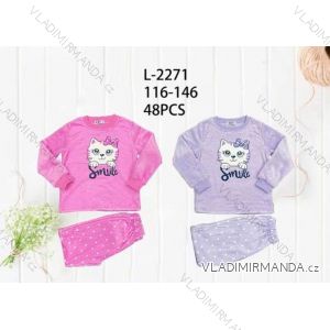 Langarm-Pyjama für Kinder, Jugendliche, Mädchen (116-146) SEASON SEZ22PZ-2603
