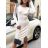 Women's Long Sleeve Knitted Dress (S/M ONE SIZE) ITALIAN FASHION IMWE233028