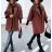 Women's Fluffy Coat (S/M ONE SIZE) ITALIAN FASHION IMWKK223668