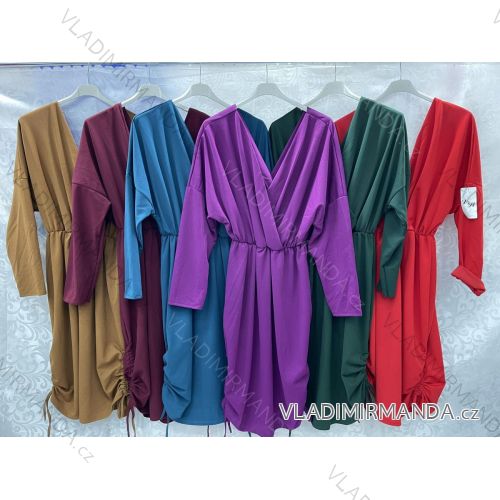 Tunika / Bluse Langarm Damen Oversized (3XL / 4XL ONE SIZE) ITALIAN FASHION IMWQ2191650