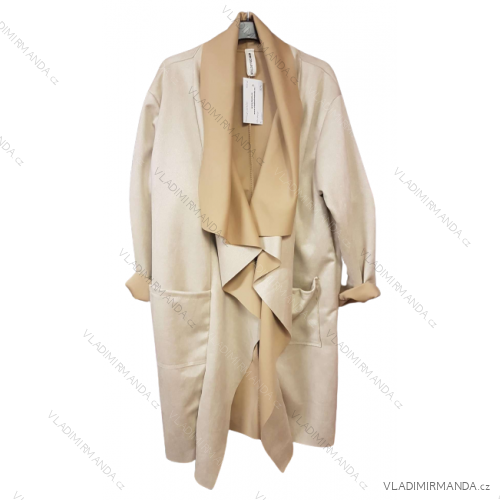 Coat Autumn Ladies (s-2xl) ITALIAN Fashion IM318887 béžová M / L