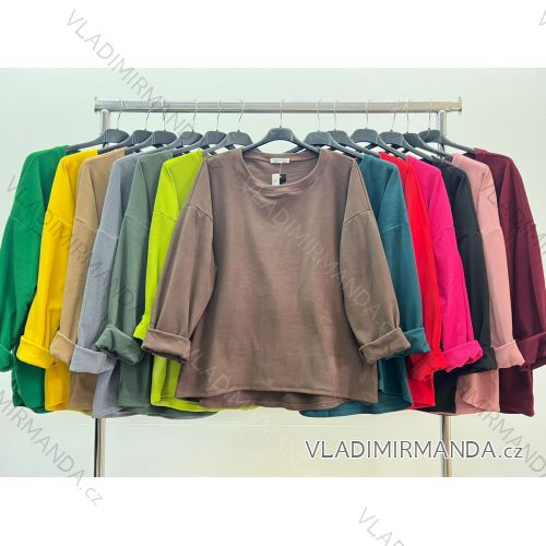 Hoodie Long Sleeve Women's Plus Size (XL/2XL ONE SIZE) ITALIAN FASHION IM4221079