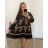 Women's Long Sleeve Shirt Dress (S/M ONE SIZE) ITALIAN FASHION IMWD232607