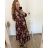 Women's Long Sleeve Shirt Dress (S/M ONE SIZE) ITALIAN FASHION IMWGM23447