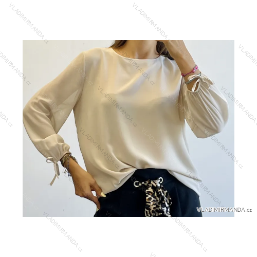 Women's Long Sleeve Tunic/Blouse (S/M ONE SIZE) ITALIAN FASHION IMPDY23YAGE9773