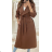 Women's Long Sleeve Coat (S/M ONE SIZE) ITALIAN FASHION IMPDY231SSH85596/SYI9776