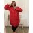 Bunda kabát prošívaný dlouhý rukáv dámská nadrozměr (2XL/3XL ONE SIZE) ITALSKÁ MÓDA IMWCT233519 zelená 2LX/3XL