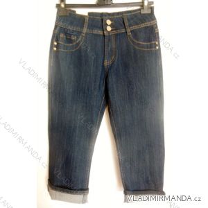 Rifle 3/4 krátké dámské riflové (36-46) SMILING JEANS W133