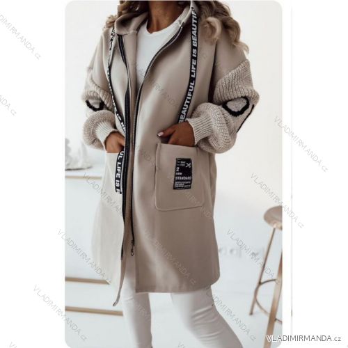 Women's Long Sleeve Lamb Coat (S/M ONE SIZE) ITALIAN FASHION IMWL22016