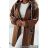 Women's Long Sleeve Lamb Coat (S/M ONE SIZE) ITALIAN FASHION IMWL22016