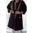 Women's Long Sleeve Lamb Coat (S/M ONE SIZE) ITALIAN FASHION IMWL22016