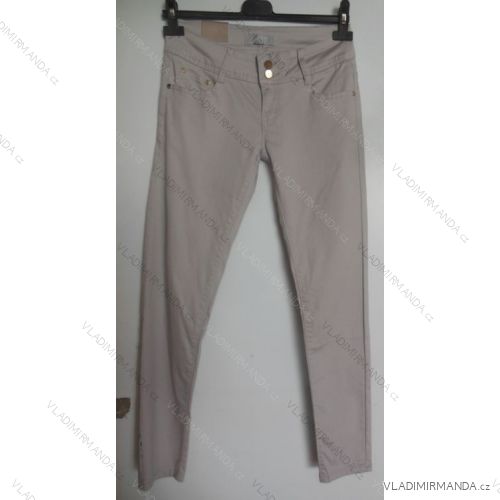 Kalhoty 7/8 plátěné dámské (34-44) SMILING JEANS N444