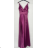 Women's elegant evening dress with straps (S/M ONE SIZE) ITALIAN FASHION IMPBB2480870bl
