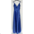 Women's elegant evening dress with straps (S/M ONE SIZE) ITALIAN FASHION IMPBB2480870bl