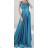 Women's Summer Elegant Sparkly Sequin Strap Dress (S/M ONE SIZE) ITALIAN FASHION IMPBB23O3837