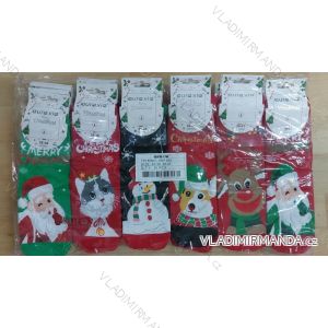 Ponožky slabé vánoční bavlněné dámské (35-38, 38-41) AURA.VIA AURA23SNP663
