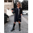 Šaty letní na ramínka dámské (S/M ONE SIZE) ITALSKÁ MÓDA IMPBB22B21841 black S/M
