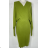Women's Long Sleeve Knitted Dress (S/M ONE SIZE) ITALIAN FASHION IMPBB23Z5147
