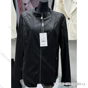 Bunda koženková dámska nadrozmer (3XL-7XL) POLSKÁ MÓDA PMWBG23AT-010