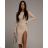 Women's Long Stretch Sleeveless Summer Dress (S / M / L ONE SIZE) ITALIAN FASHION IMWC222492