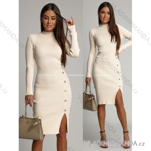 Langes, dehnbares, ärmelloses Sommerkleid für Damen (S / M / L ONE SIZE) ITALIAN FASHION IMWC222492