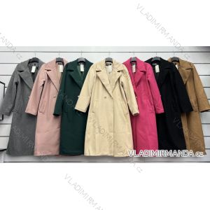 Kabát flaušový oversize dlouhý rukáv dámský (S/M/L ONE SIZE) ITALSKÁ MÓDA IMWKK23007