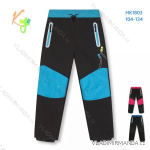 Softshellhose isoliert mit Fleece Kinder Mädchen und Jungen (104-134) KUGO HK1803-2