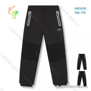 Nohavice softshellové dorast chlapčenské a dievčenské (146-176) KUGO HK5628