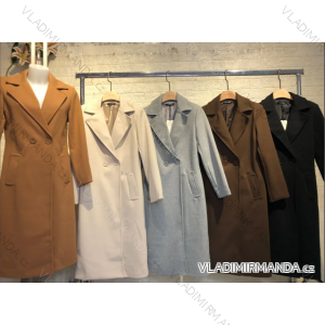 Kabát flaušový dlouhý rukáv dámský (S/M ONE SIZE) ITALSKÁ MÓDA  IMPGM23234021