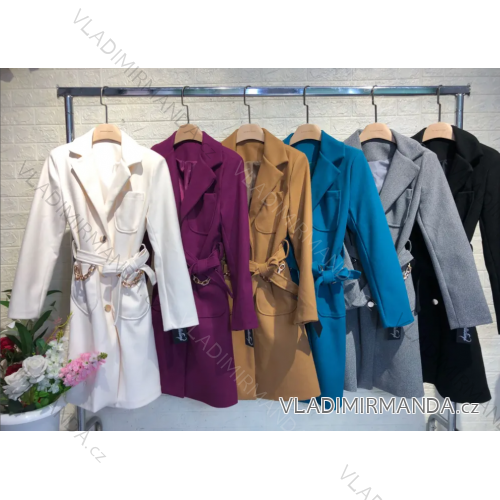 Women's Long Sleeve Coat (S/M ONE SIZE) ITALIAN FASHION IMPGM235272