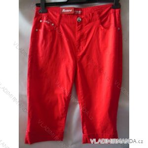 Kalhoty plátěné 3/4 krátké dámské  (30-38/červená) SUNBIRD SOK7032L
