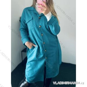 Kabátek dlouhý rukáv dámský (L/XL ONE SIZE) ITALSKÁ MÓDA IMD23757