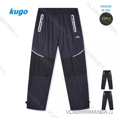 Kalhoty šusťákové zateplené flaušem pánské a dámské (M-2XL) KUGODK8240