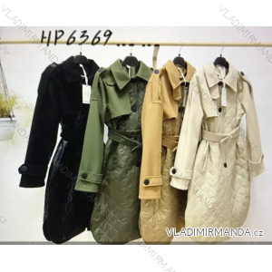 Kabát dlouhý rukáv dámský (S/M ONE SIZE) ITALSKÁ MÓDA  IMPGM236369B