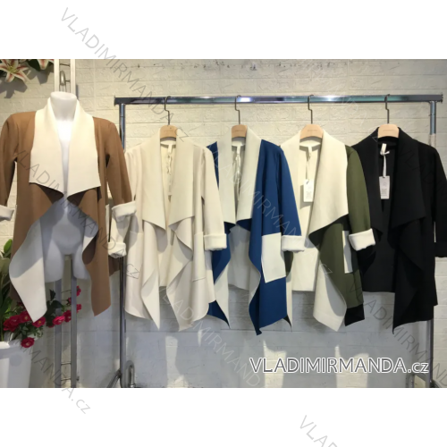 Cardigan dlouhý rukáv dámský (S/M ONE SIZE) ITALSKÁ MÓDA IMPGM233182