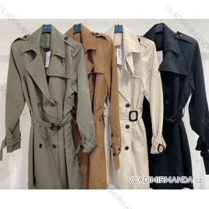 Kabát dlouhý rukáv dámský (S/M ONE SIZE) ITALSKÁ MÓDA IMPMD2310737a